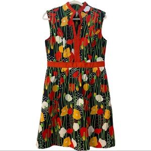 Elizabeth McKay Coco dress in pattern “Poppy”, Size 8 (NWT)